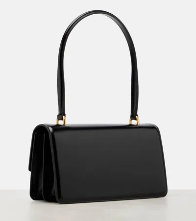 Valentino Vain Bag With Handle In Leather In Black