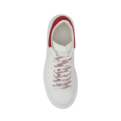 Alexander Mcqueen Suede-trimmed Leather Exaggerated-sole Sneakers