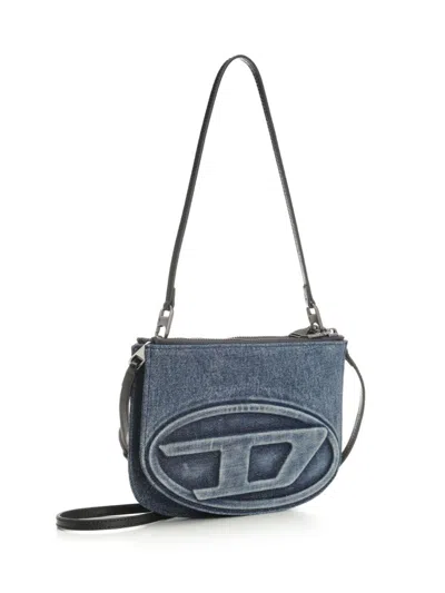 Diesel 1dr Twin Shoulder Bags Light Blue