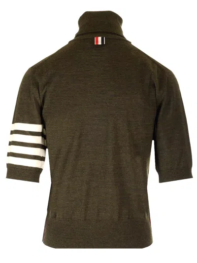 Thom Browne 4-bar High-neck Knitted Top