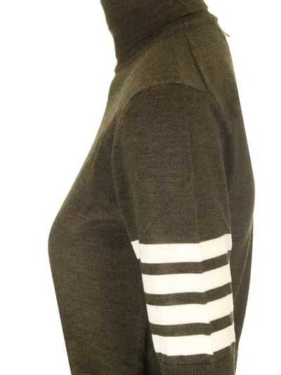 Thom Browne 4-bar High-neck Knitted Top