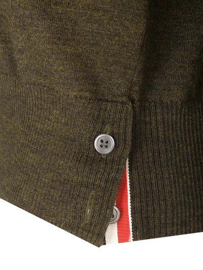 Thom Browne 4-bar High-neck Knitted Top
