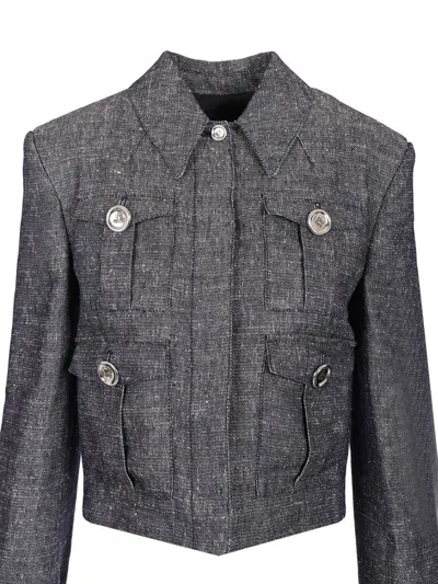 Givenchy 4-pocket Linen-blend Jacket