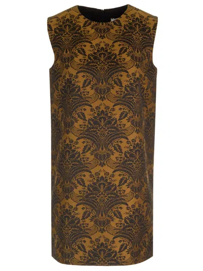 Max Mara A-line Sleeveless Dress Dresses Multicolor