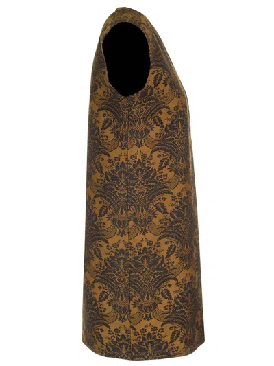 Max Mara A-line Sleeveless Dress Dresses Multicolor