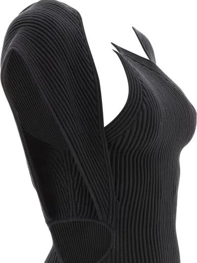 Chloé Abito Maxi Con Dettagli Cut-out In Black
