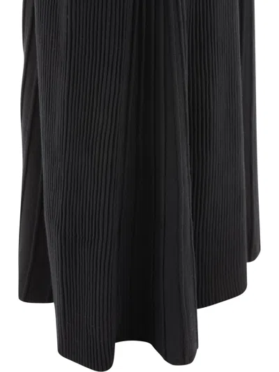 Chloé Abito Maxi Con Dettagli Cut-out In Black