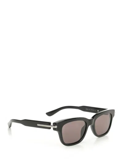 Alexander Mcqueen Acetate Sun Glasses Black