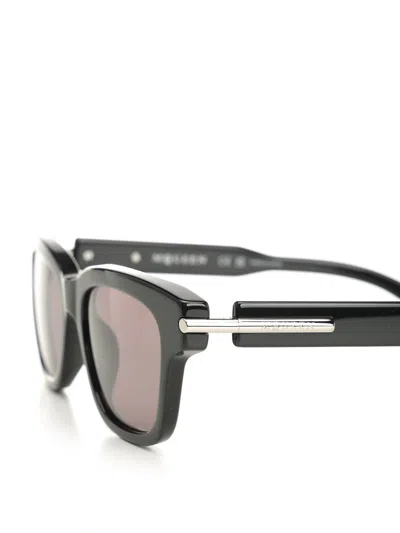 Alexander Mcqueen Acetate Sun Glasses Black