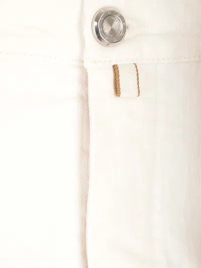 Jacob Cohen Nick Low-rise Slim-fit Trousers In White