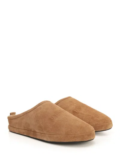 Balenciaga Alaska Suede Slippers