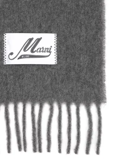 Marni Alpaca Scarf Scarves And Foulards Grey In Gray