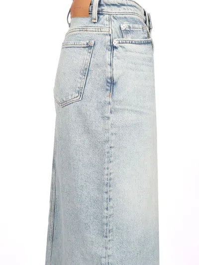 7 For All Mankind Amber Skirts Light Blue