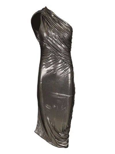 Rick Owens Silver Amira Minidress