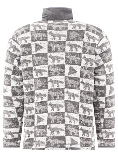 And Wander X Maison Kitsuné Sweatshirts In Gray