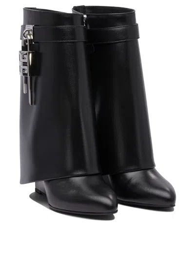 Givenchy Metallic Embellished Ankle Boots With Wedge Heel
