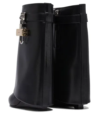 Givenchy Metallic Embellished Ankle Boots With Wedge Heel
