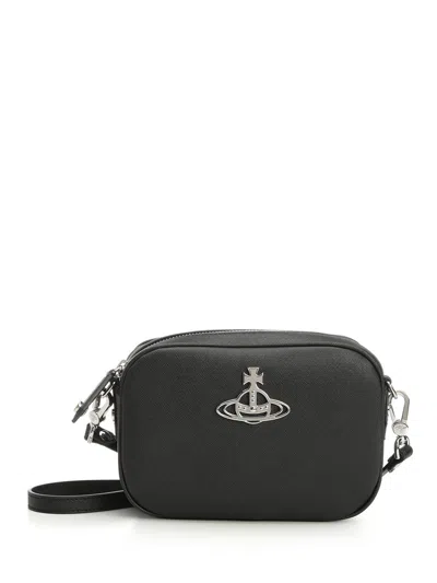 Vivienne Westwood Adjustable Strap Shoulder Bag With Rear Zip Pocket