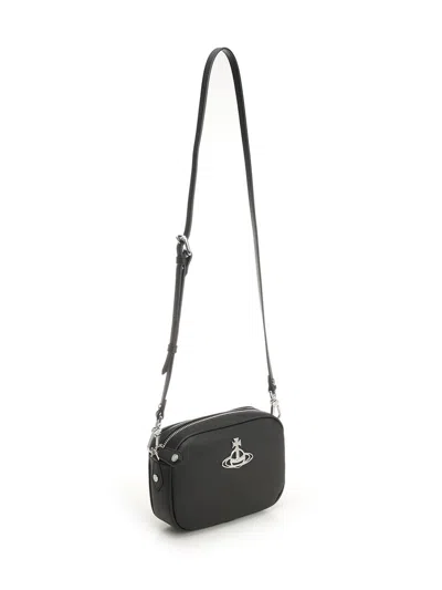 Vivienne Westwood Adjustable Strap Shoulder Bag With Rear Zip Pocket