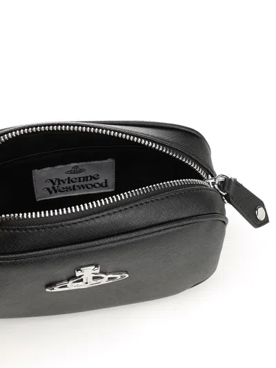 Vivienne Westwood Adjustable Strap Shoulder Bag With Rear Zip Pocket