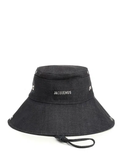Jacquemus Artichaut Explorer Hat Hats Blue In Black