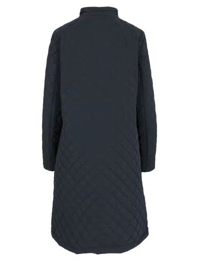 Moorer Padded Coat With Long Length And High Collar
