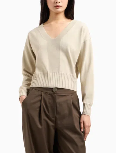 Armani Exchange Sweaters In Neutral