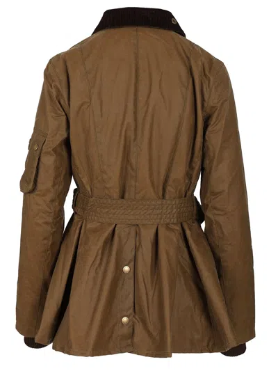 Baracuta X Barbour Barbour X Erdem Constance Waxed Jacket Jackets Beige