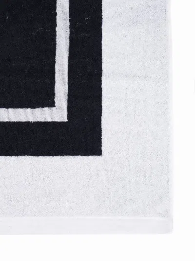 Jacquemus Beach Towel Swimwear Blue In Black
