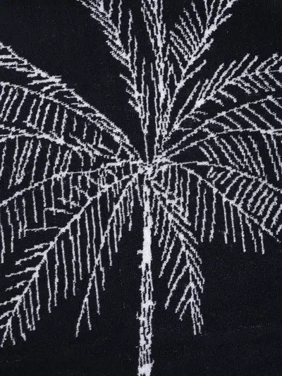 Jacquemus Beach Towel Swimwear Blue In Black