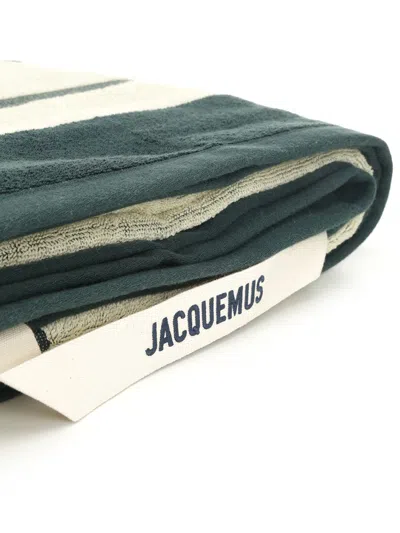 Jacquemus Beach Towel Swimwear Multicolor In White