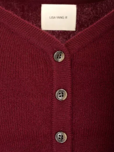 Lisa Yang Long-sleeved Knitted Cardigan