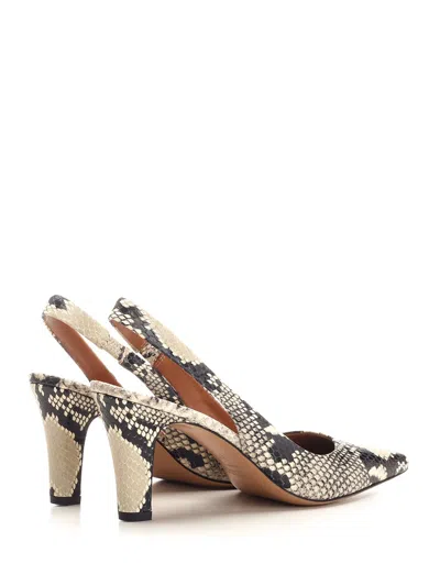 Paris Texas Python Print High-heeled Sandals