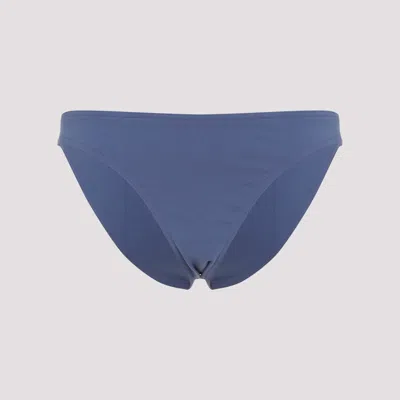 Eres High-cut Blue Bikini Bottom With Low Waist Design