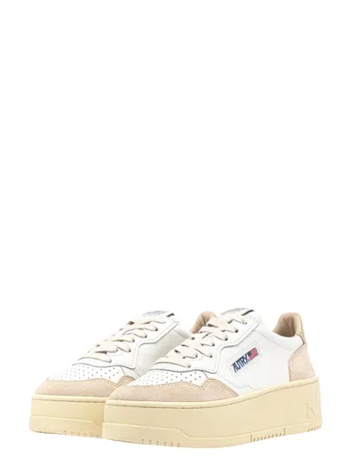 Autry 40mm Medalist Low-top Trainers In White