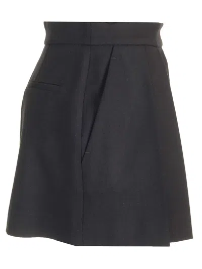 P.a.r.o.s.h Pleated Skirt In Black