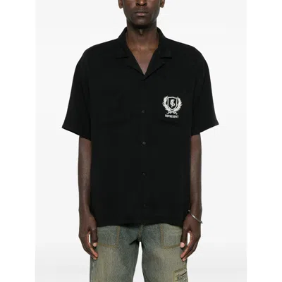 Represent Logo-embroidered Shirt