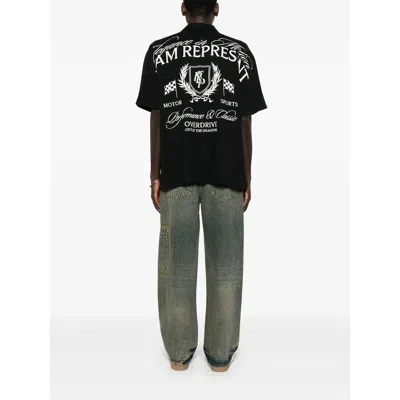 Represent Logo-embroidered Shirt