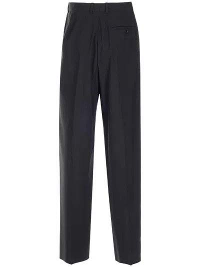 Balenciaga Oversized Tailored Trousers In Black
