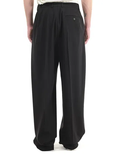 Balenciaga Oversized Tailored Trousers In Black