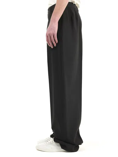 Balenciaga Oversized Tailored Trousers In Black