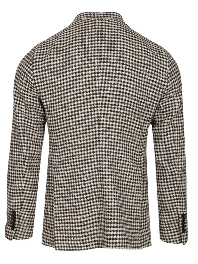 Tagliatore Houndstooth-print Single-breasted Blazer