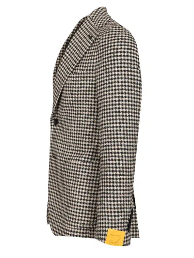 Tagliatore Houndstooth-print Single-breasted Blazer