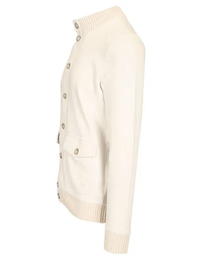 Fay Bomber Jacket In Neutral