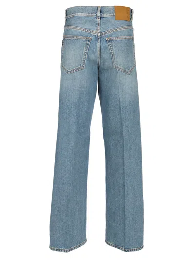 Haikure 'bonnie' Loose Fit Jeans In Blue