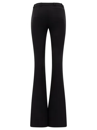 Alexander Mcqueen Bootcut Trousers In Black