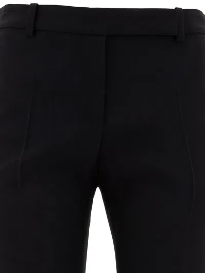 Alexander Mcqueen Bootcut Trousers In Black