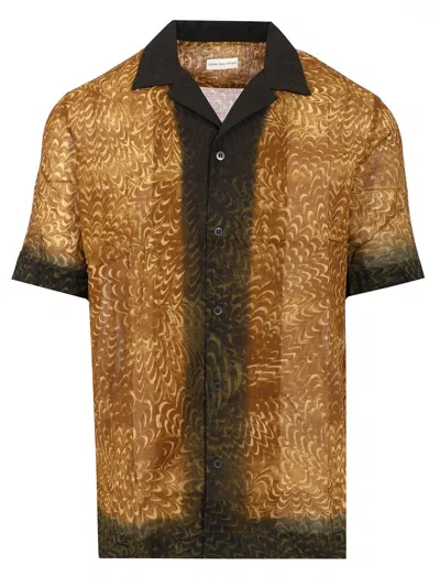 Dries Van Noten Short Sleeve Cotton Shirt