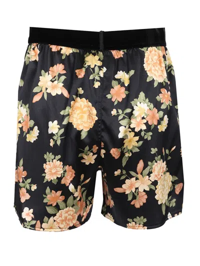 Tom Ford Boxer-style Shorts In Silk Satin Trousers Multicolor
