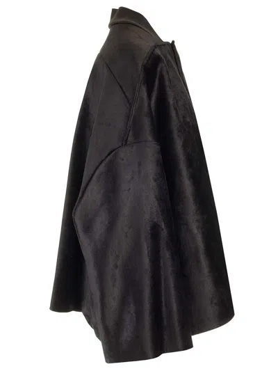 Rick Owens Boxy Fit Jacket Jackets Black In Black